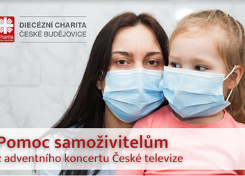 Charita pomůže samoživitelům díky adventnímu koncertu ČT