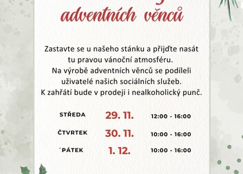 Prodej adventních věnců