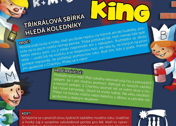 Ukaž, že jsi king! Nábor koledníčků Kaplice