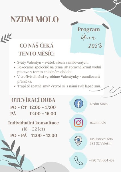 Měsíční program_únor_Molo