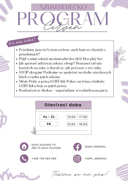 NZDM_DÉDÉČKO_Měsíční_program_červen_2023