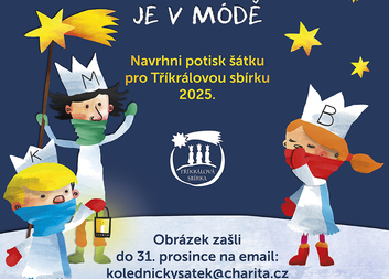 Navrhni šátek pro Tříkrálovou sbírku