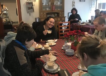 Prosincová zastavení s klienty Sociální rehabilitace
